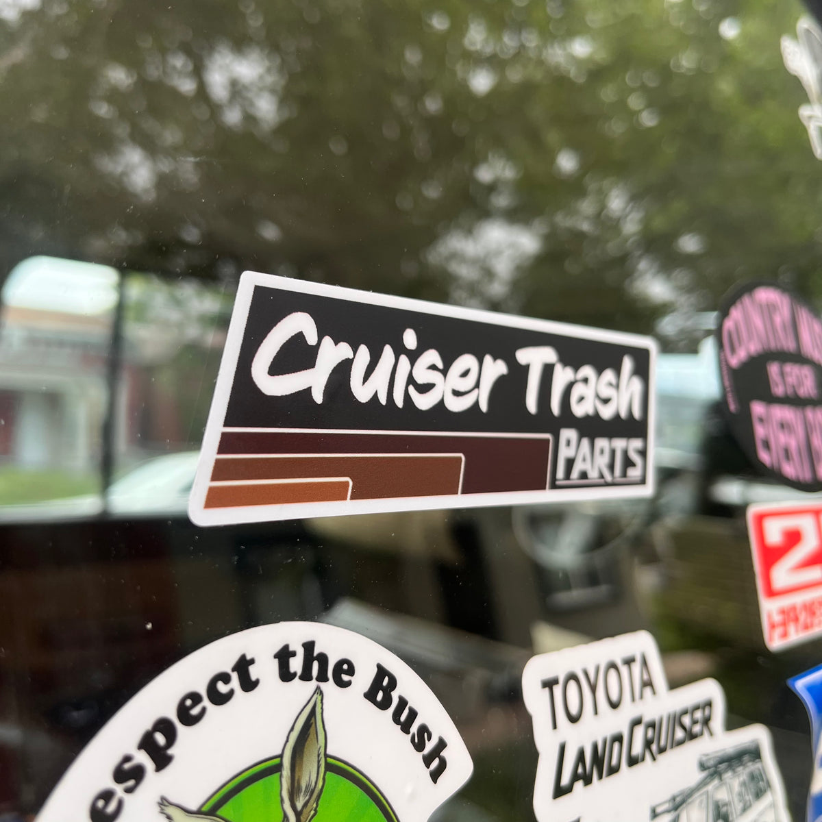 Cruiser Trash Parts sticker Brown