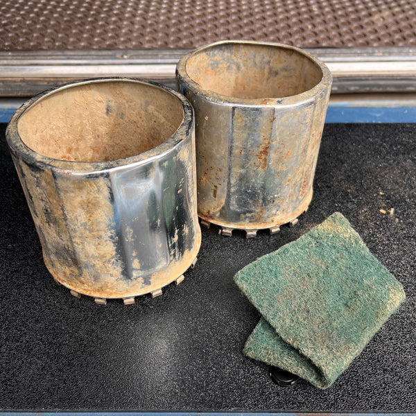 Front Hub Caps / Center Caps Pair - FJ60, Used