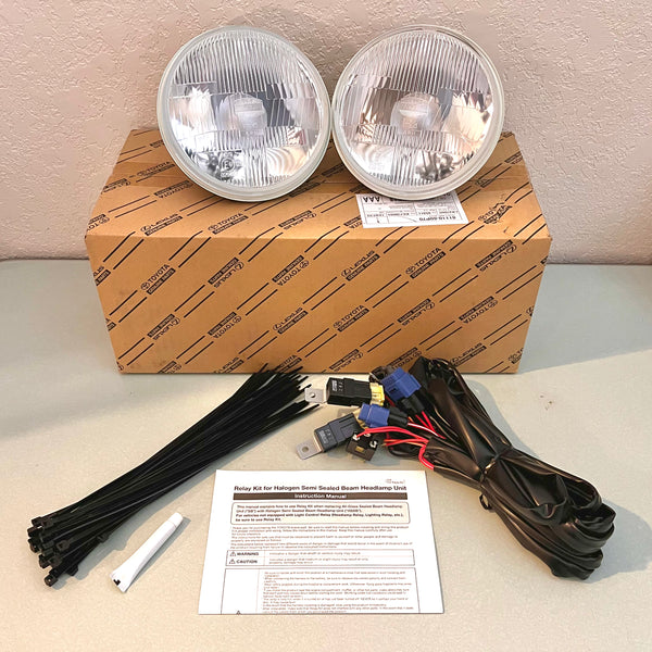 Koito Headlight Upgrade Kit - OEM Toyota, FJ40/55/60
